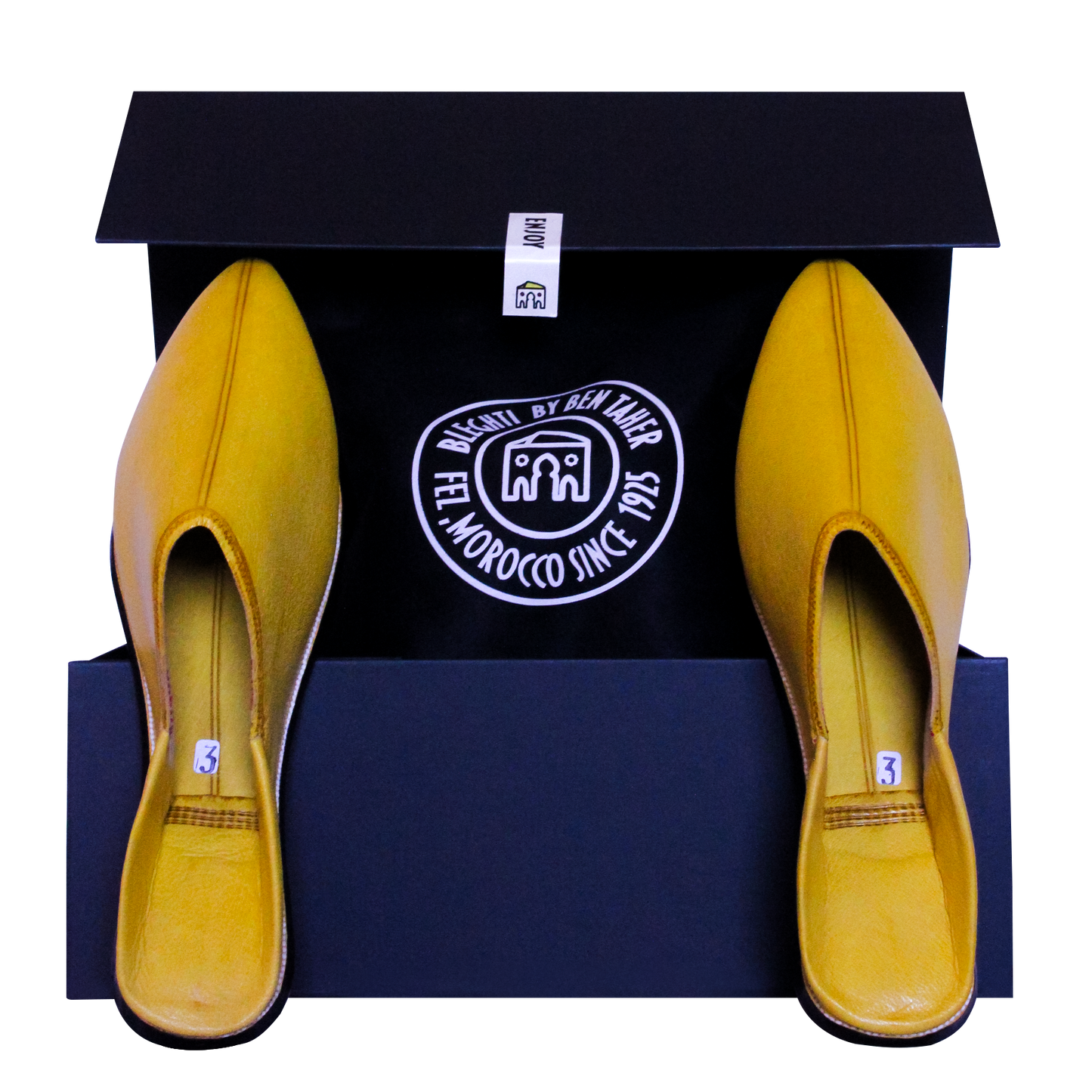 Ziwani Moroccan Leather Slippers – Handmade by BLEGHTI