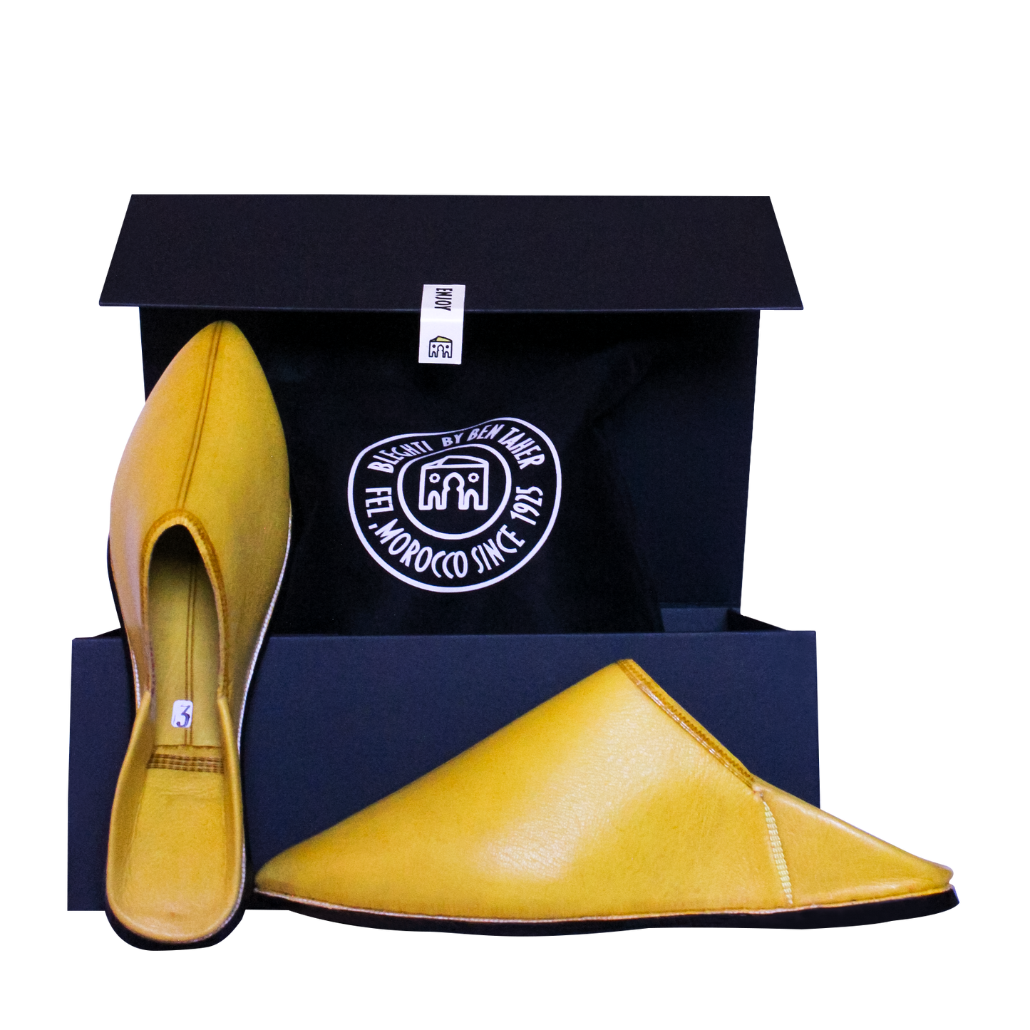 Ziwani Moroccan Leather Slippers – Handmade by BLEGHTI